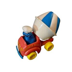 Playskool Cookie Monster Mixer Toy 1982 Sesame Street 80s Vintage VTG